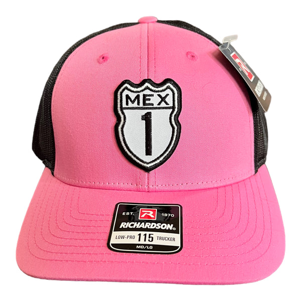 Mex 1 Logo Shield | Hat | Pink