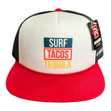 Surf Tacos Tequila | Hat | Red/Navy