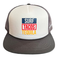 Surf Tacos Tequila | Hat | Charcoal